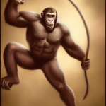 01483-286084134-chris evans as an ape man, fantasy art, in the style of Frank Frazetta.png