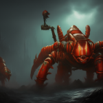 00018-2549947887-robot lobster in the style of warhammer 40000, volumetric light, speckled sha...png