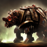 00010-2748935220-robot boar in the style of warhammer 40000, battle, volumetric light, speckle...png
