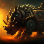 00015-2748935225-robot boar in the style of warhammer 40000, battle, volumetric light, speckle...png