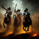 00047-2125782697-cowboys in the style of warhammer 40000, battle, volumetric light, speckled s...png
