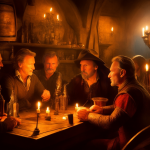 00004-1399495288-halfling bard playing in tavern, candlelight, speckled shadows, fantasy art, ...png