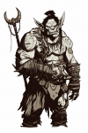 ThomasU_an_orc_shaman_in_ink_style_44c938a6-0ce4-4844-bf00-09a809162593.png
