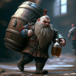 ThomasU_a_fantasy_dwarf_carrying_a_beer_keg_be989522-294b-4c77-a8a3-29291d1532ed.png