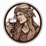 ThomasU_logo_of_a_happy_viking_woman_drinking_beer_b684d1dd-b0c3-4dba-9553-cf8c46fa2c1f.png