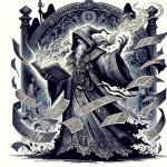 DALL·E 2023-10-31 16.06.33 - Illustration in the intricate style of 'Thistle Threat', showcasi...png