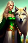 Beautiful blonde with wolf 01.jpg