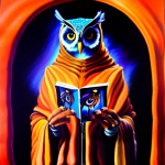 00442-4079395193-painting, an owl sitting. (magemagicianelderly) wearing a read cloak, boris v...png
