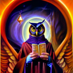 00443-4079395193-painting, an owl sitting. (magemagicianelderly) wearing a read cloak, boris v...png